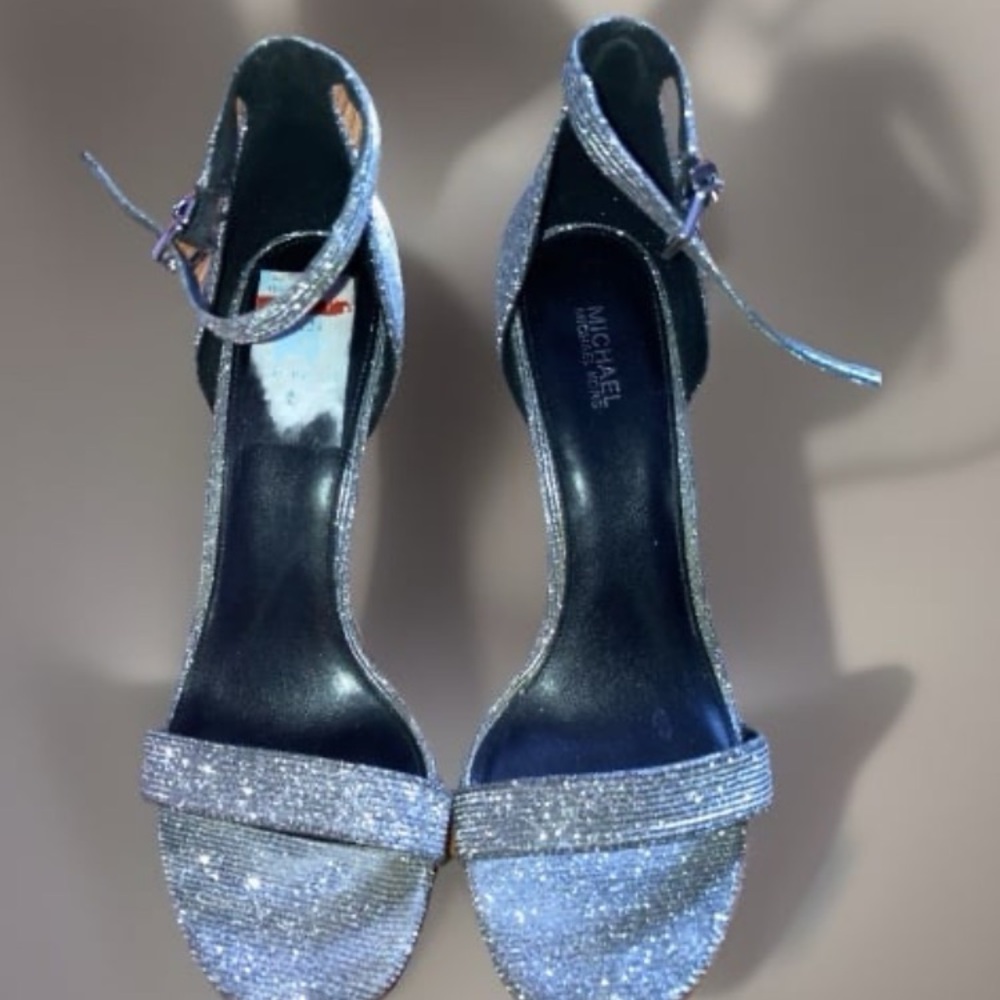 Michael Kors Glittering Silver Heels